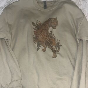 tiger crewneck